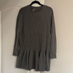Free People Gray Mini Dress